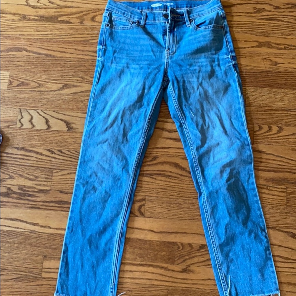 Light wash jeans
